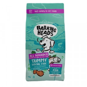 BARKING HEADS TUMMY FISH sausā barība suņiem Zivis 12kg